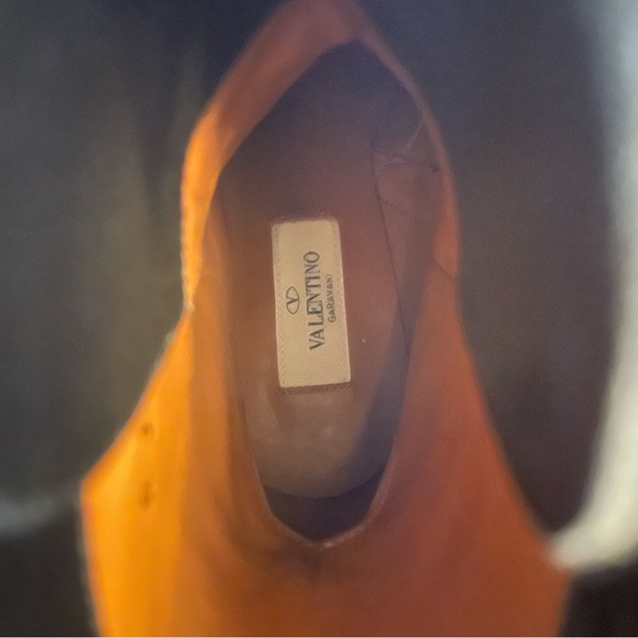 NWOT Valentino Fringe Combat Boot Black - Picture 6 of 14